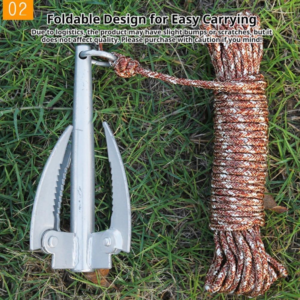 خطاف تثبيت خارجي متين وقابل لل - مراجعة Fishing Boat Anchor وسعره