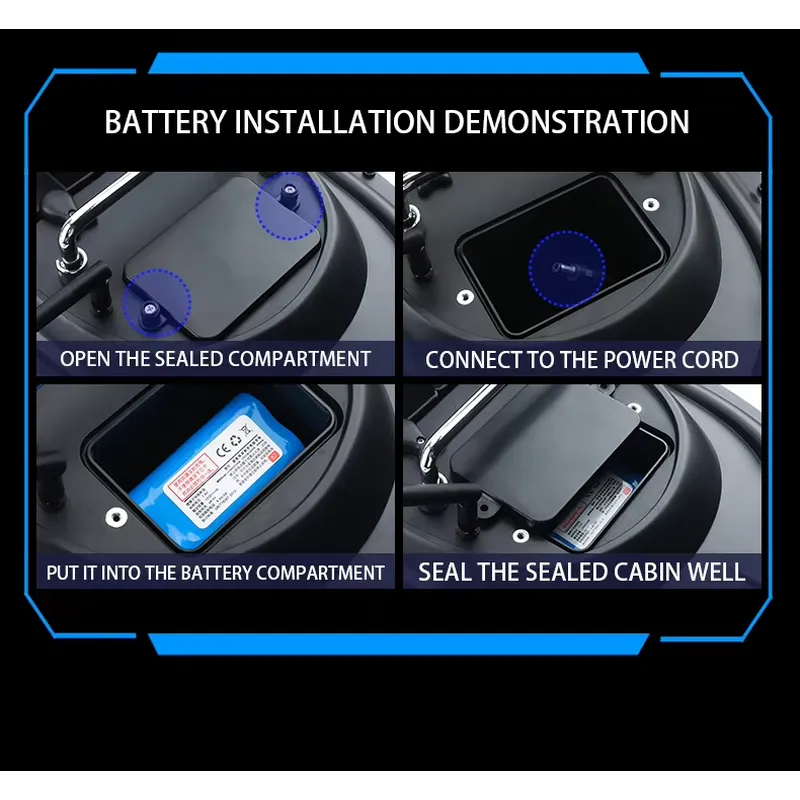 قارب طعم صيد ذكي بالتحكم عن بع - مراجعة Fishing Boat Gps وسعره