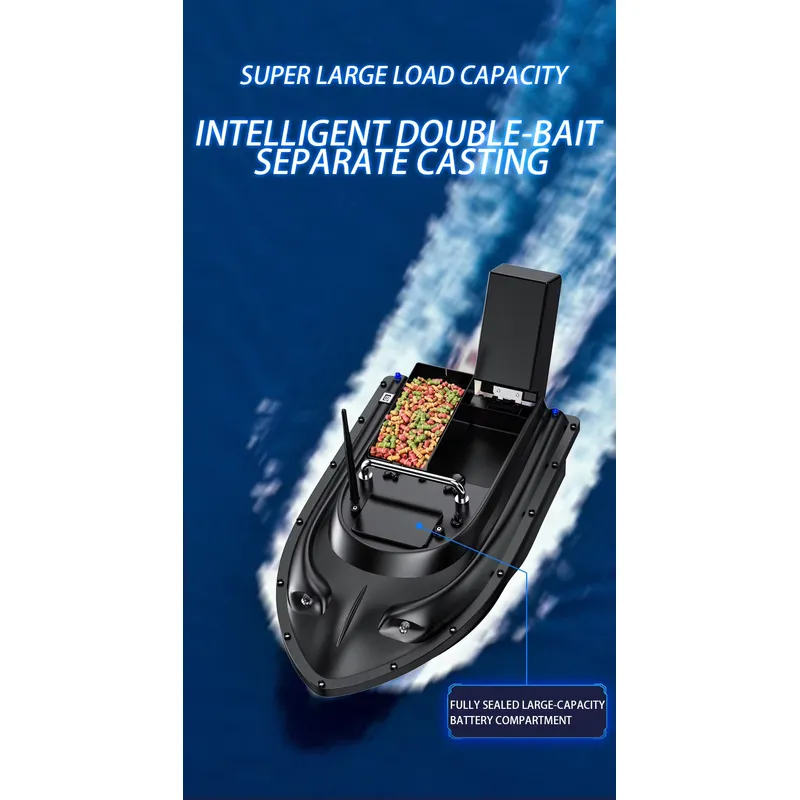 قارب طعم صيد ذكي بالتحكم عن بع - مراجعة Fishing Boat Gps وسعره