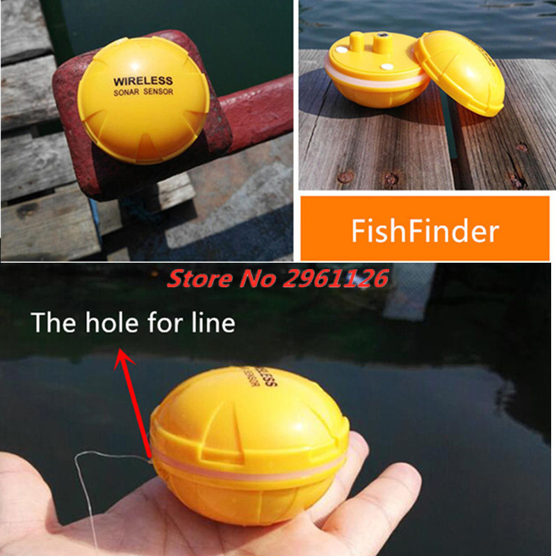 صياد السمك اللاسلكي المحمولة ص - مراجعة Fishing Boat Depth Finder وسعره