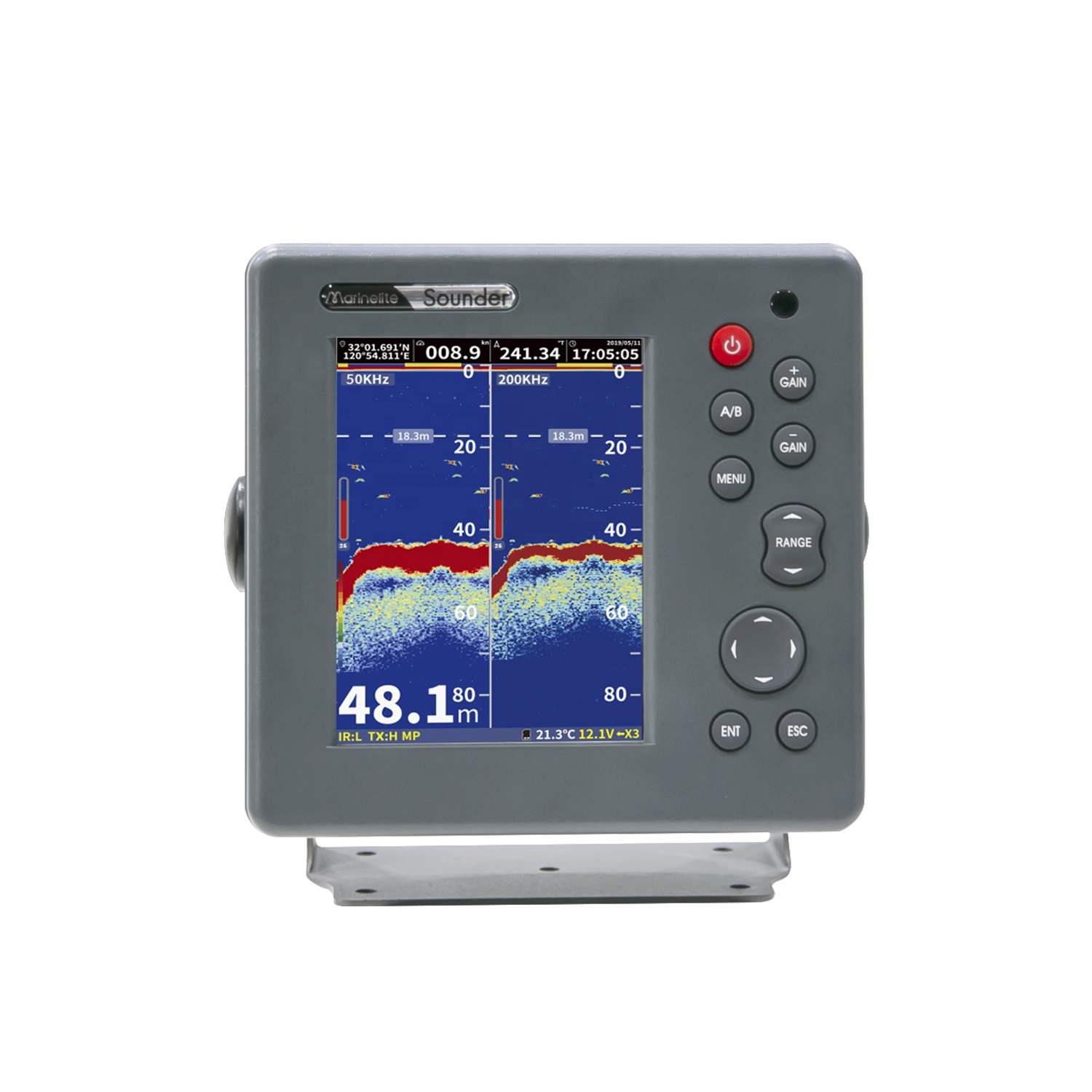 جهاز كشف الأسماك التجاري بحجم  - مراجعة Fishing Boat Depth Finder وسعره