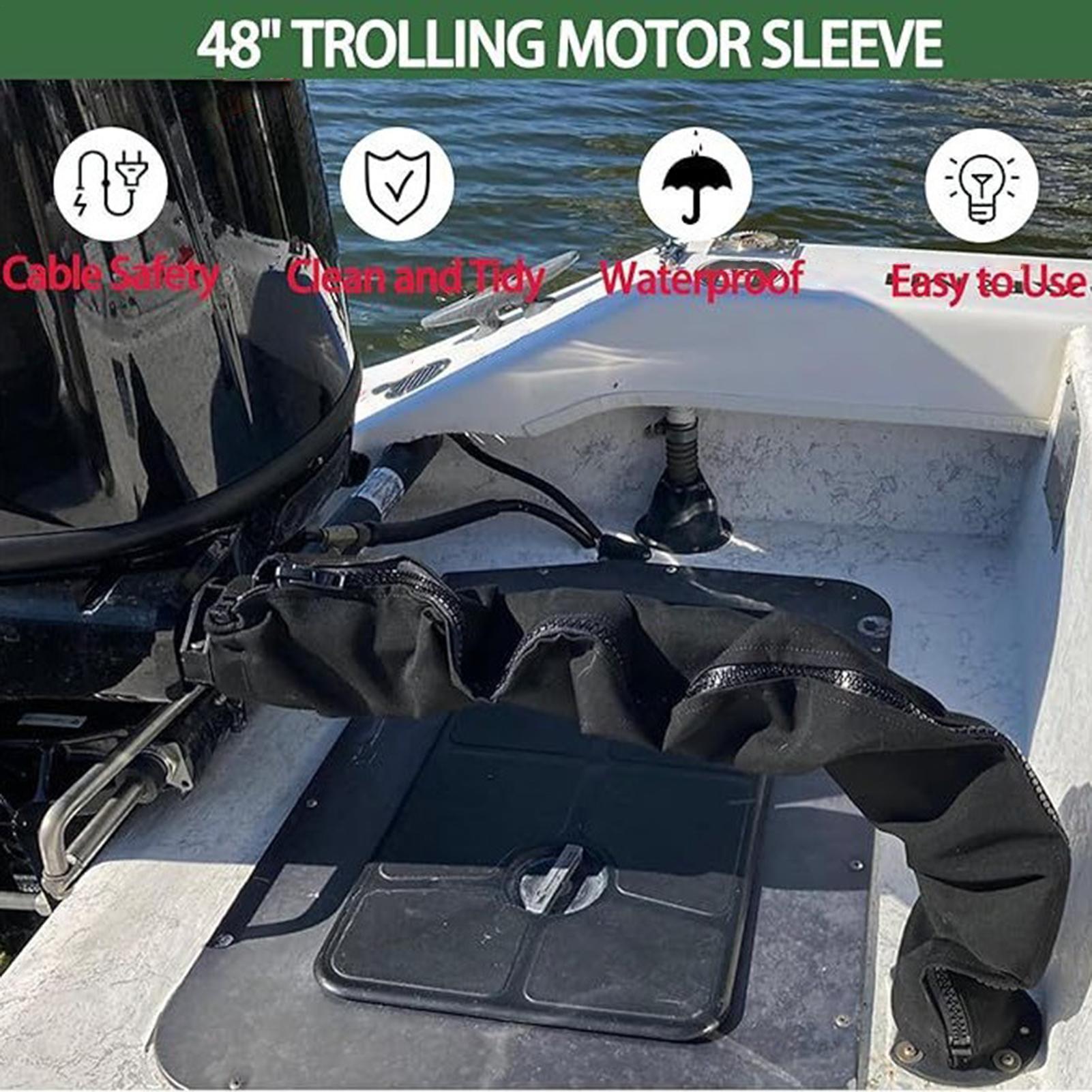 غلاف حماية أسلاك المحرك الخارج - مراجعة Fishing Boat Trolling Motor وسعره