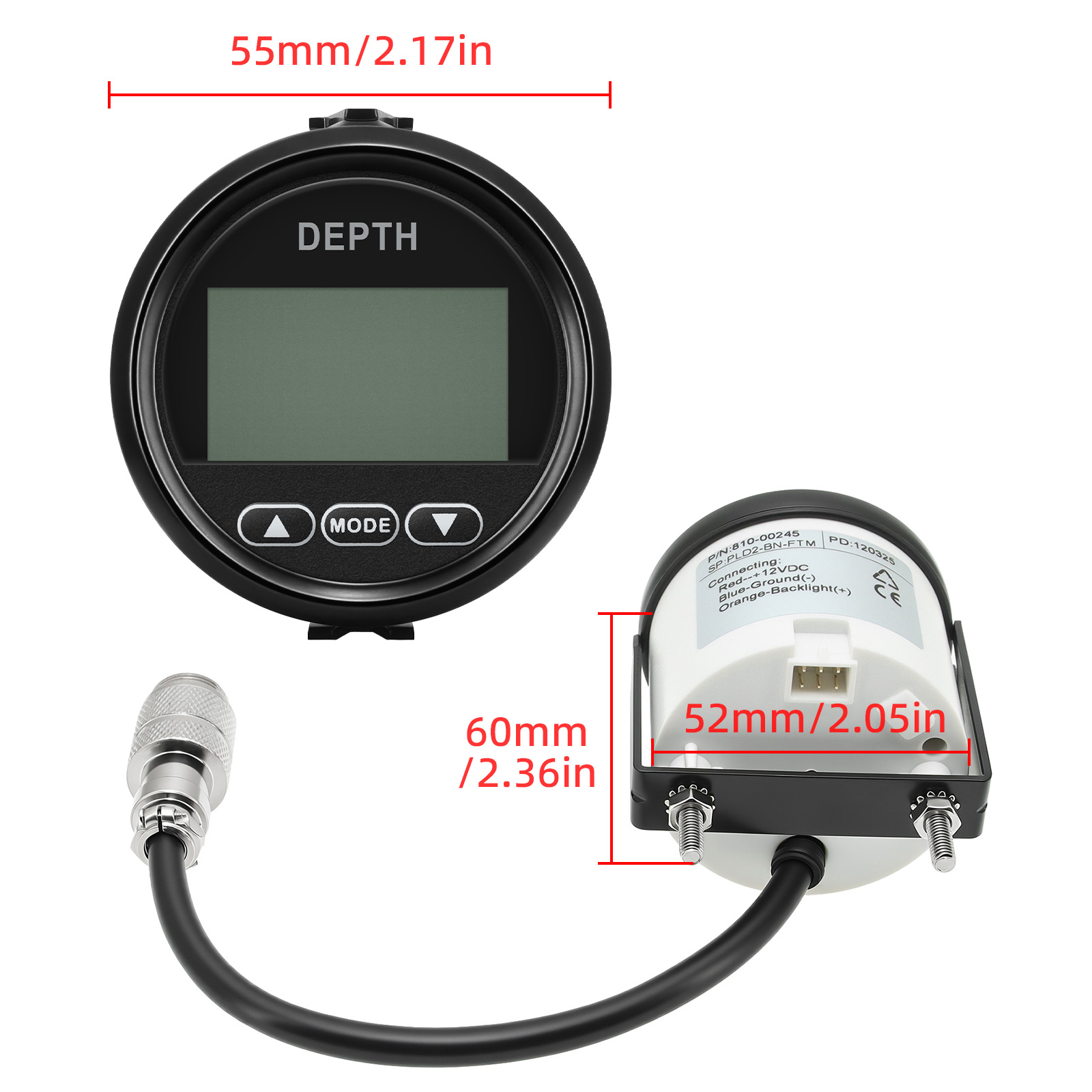 جديد كاشف العمق 52 مللي متر/2i - مراجعة Fishing Boat Gps وسعره