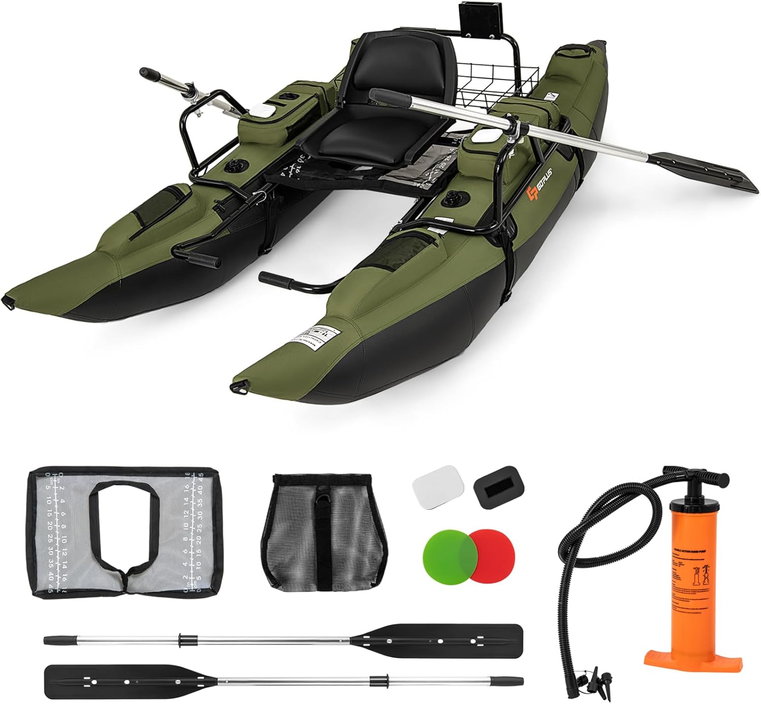 قارب صيد قابل للنفخ للبالغين م - مراجعة Fishing Boat Seat وسعره