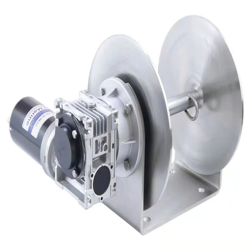 12 فولت 700 واط 316 طبلة من ال - مراجعة Fishing Boat Anchor Winch وسعره