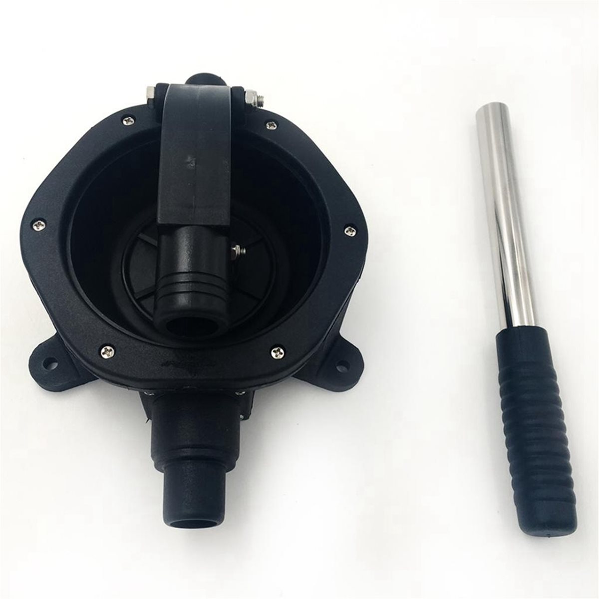 مضخة يدوية ذاتية التحضير بتدفق - مراجعة Fishing Boat Bilge Pump وسعره