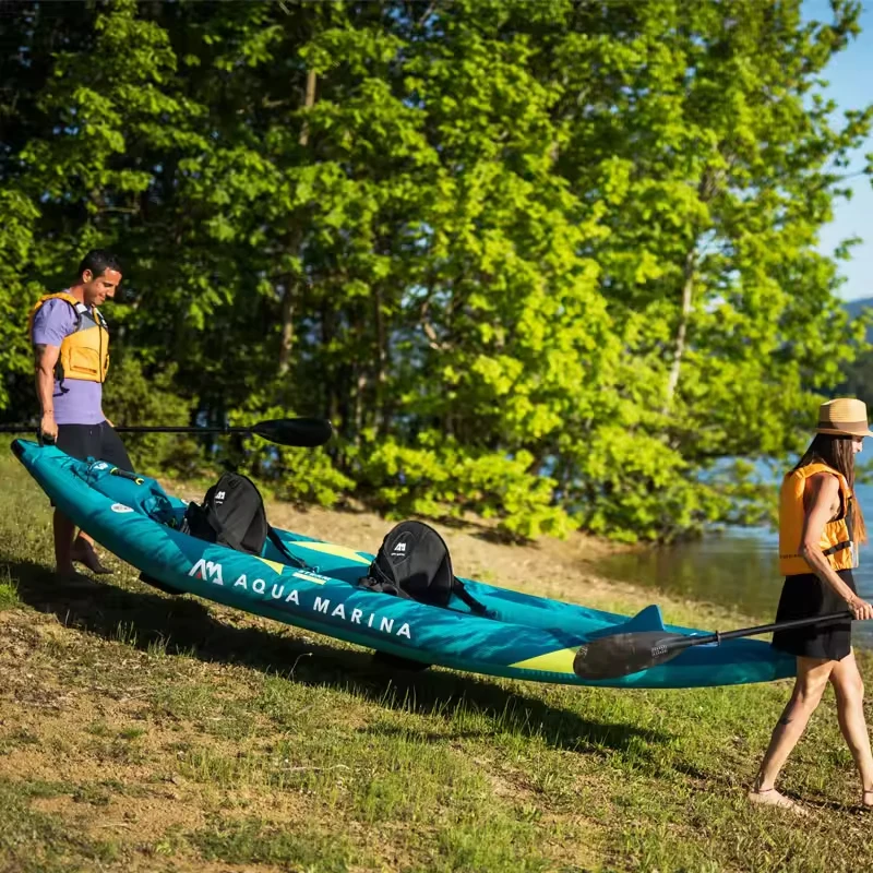 قارب كاياك قابل للنفخ لشخص أو  - مراجعة Fishing Boat Seat وسعره