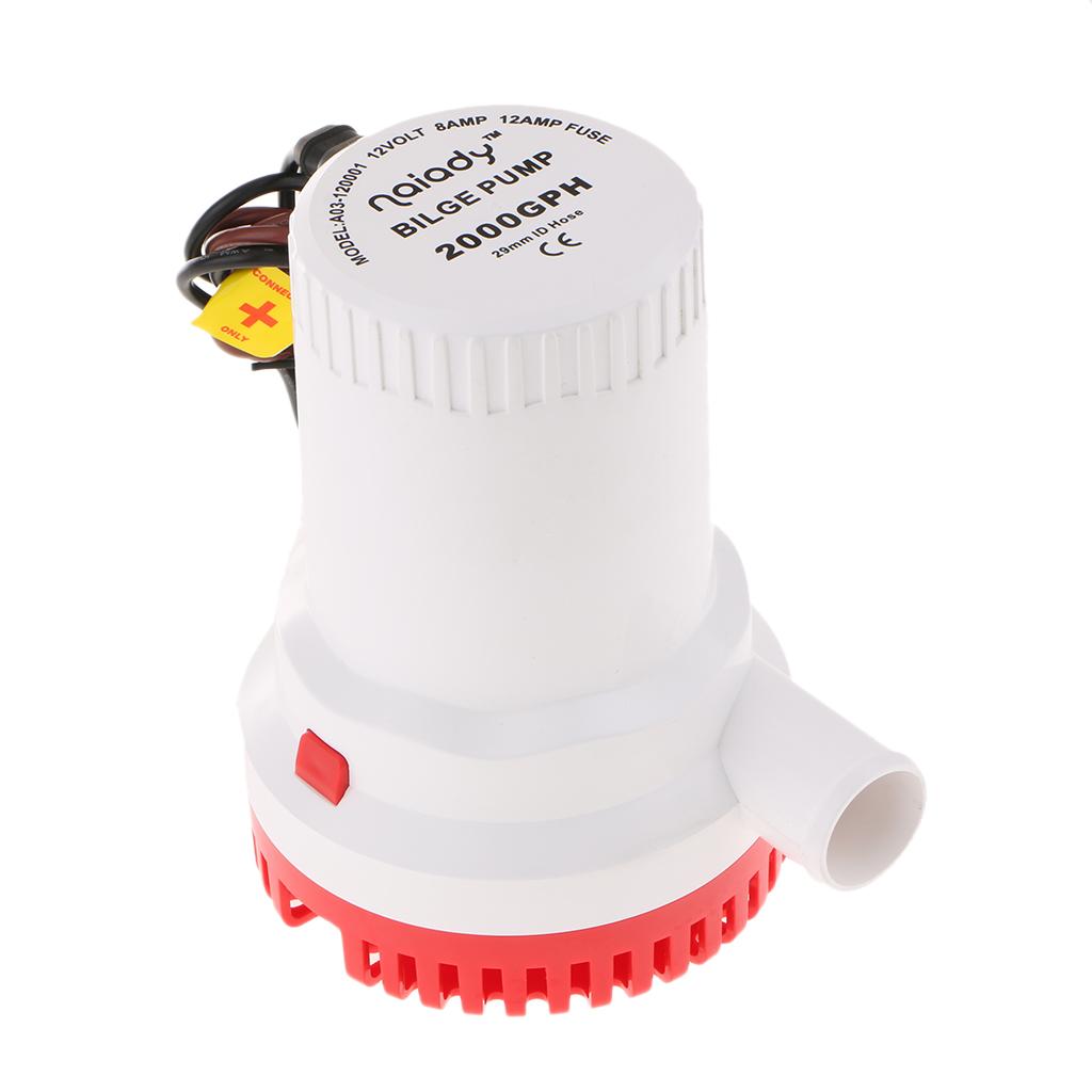 مضخة بيلج كهربائية غاطسة 2000G - مراجعة Fishing Boat Bilge Pump وسعره
