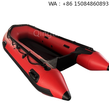 قارب صيد قابل للنفخ أحمر اللون - مراجعة Fishing Boat Aluminum وسعره