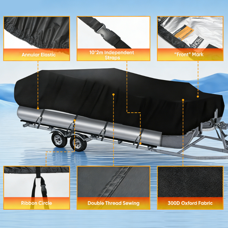 غطاء قارب متين مقاوم للرياح وم - مراجعة Fishing Boat Cover وسعره