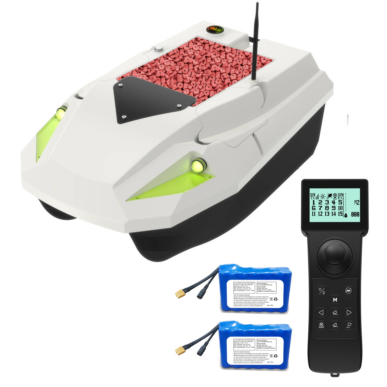 قارب طعم يعمل بالتحكم عن بعد ب - مراجعة Fishing Boat Gps وسعره
