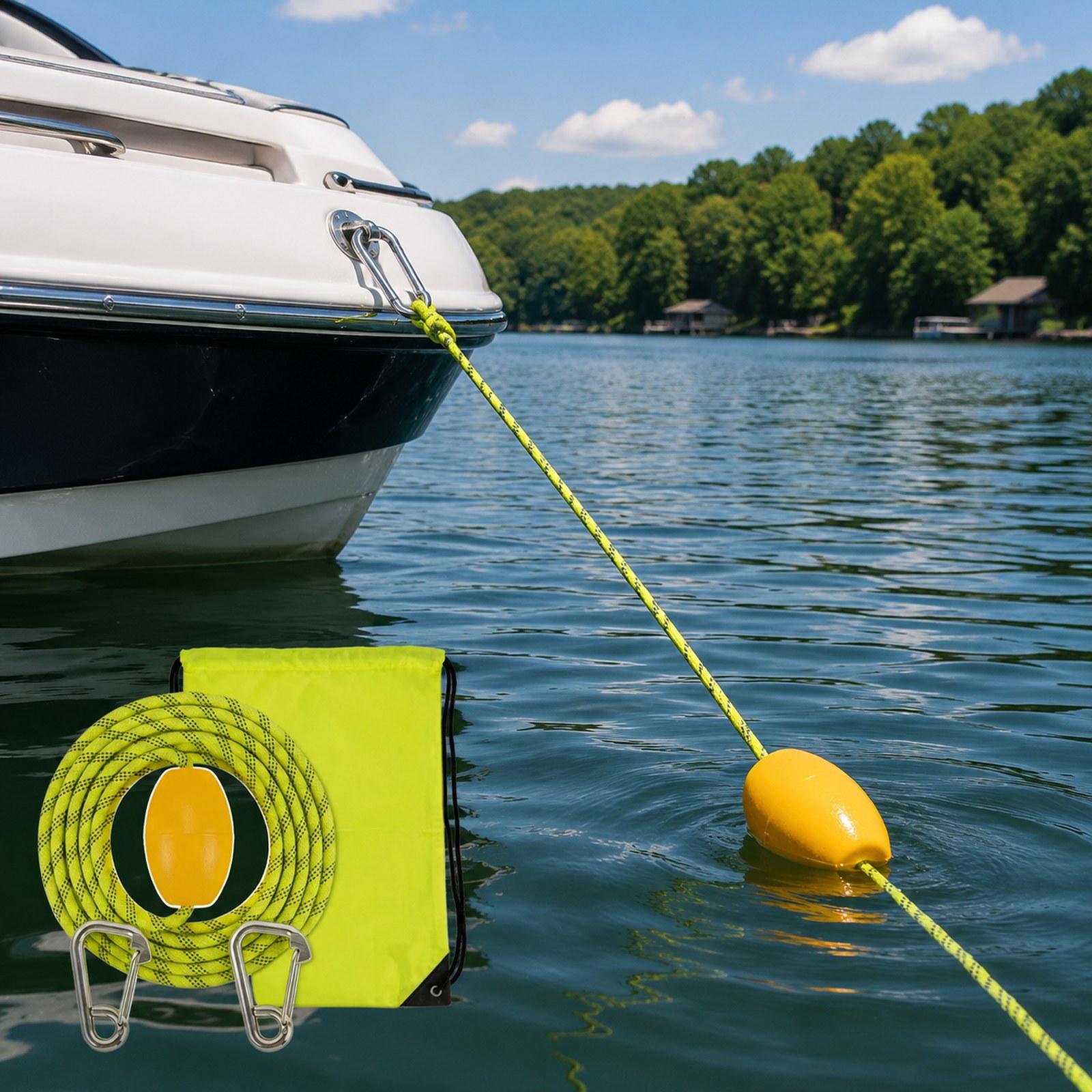 حبل سحب متين للكاياك، خفيف الو - مراجعة Fishing Boat Anchor وسعره