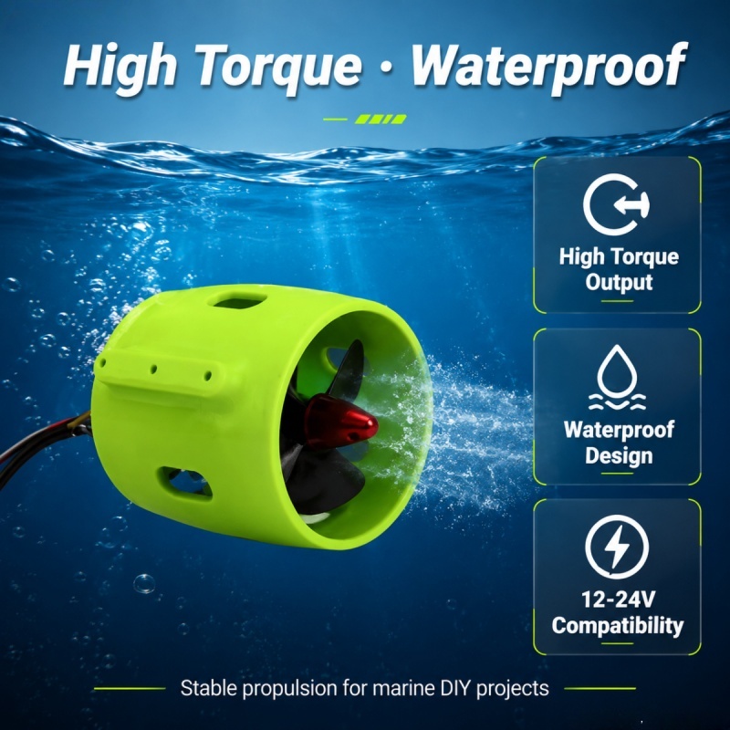 محرك دفع تحت الماء بدون فرشاة  - مراجعة Fishing Boat Trolling Motor وسعره