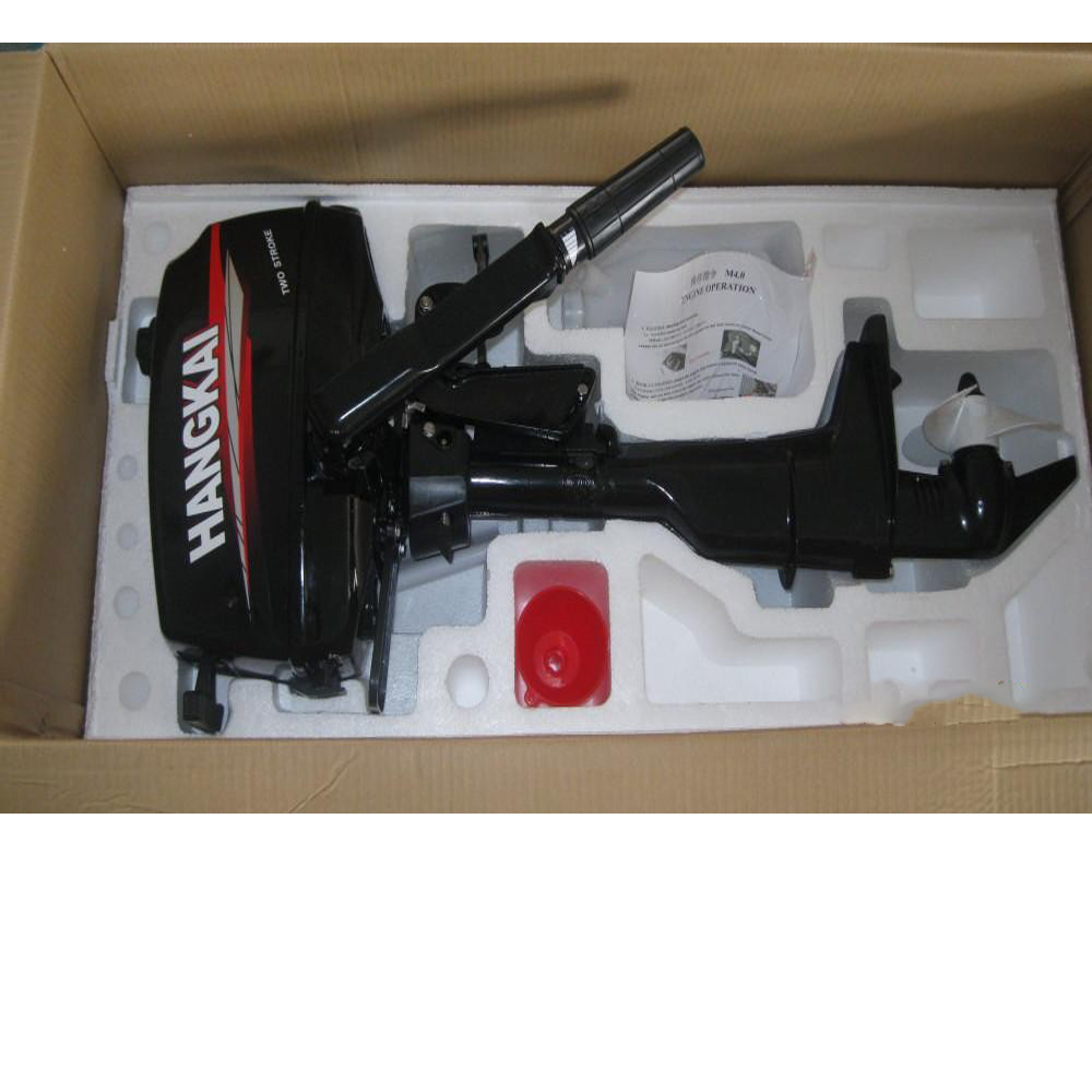 محرك خارجي هانغكاي 6 حصان ثنائ - مراجعة Fishing Boat Outboard Motor وسعره