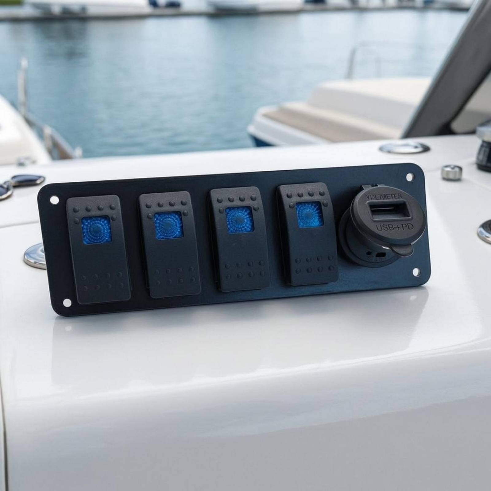 مضخة بيلج أوتوماتيكية مع لوحة  - مراجعة Fishing Boat Bilge Pump وسعره