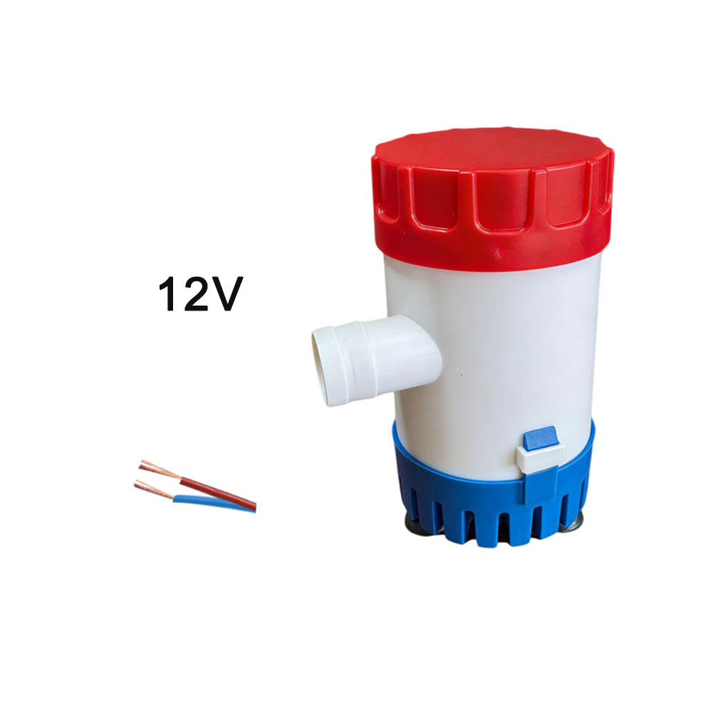 مضخة مياه غاطسة بحرية 12 فولت  - مراجعة Fishing Boat Bilge Pump وسعره