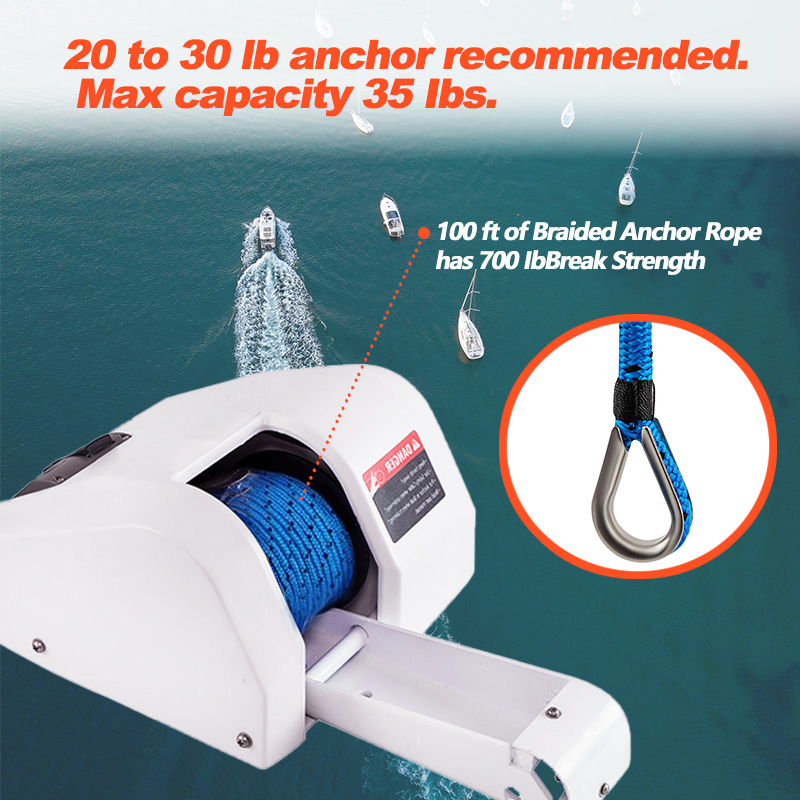 ونش مرساة كهربائي للقارب العائ - مراجعة Fishing Boat Anchor وسعره