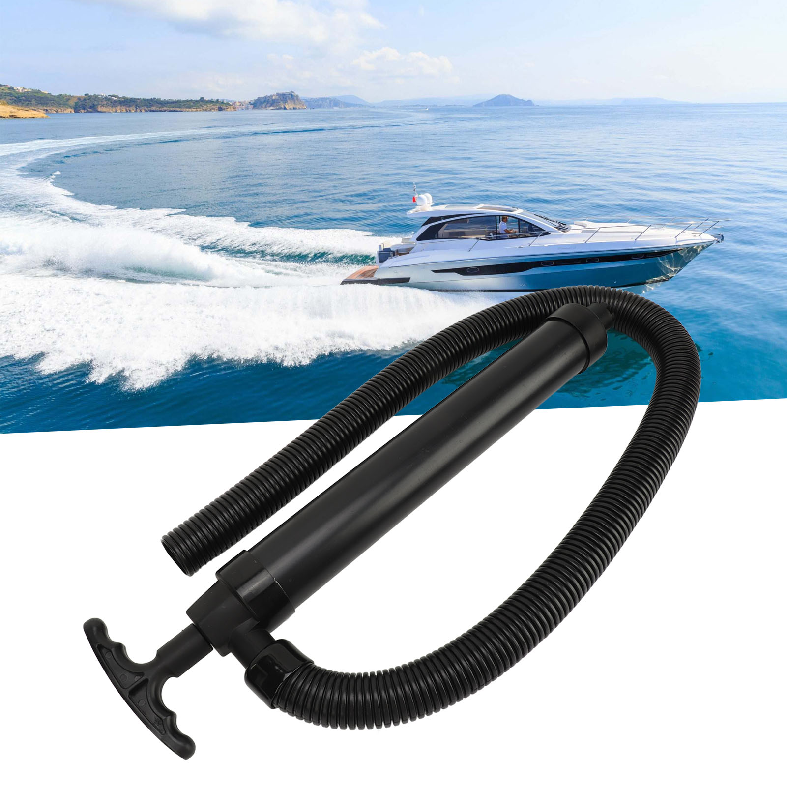 مضخة نزح يدوية خرطوم قارب مضخة - مراجعة Fishing Boat Bilge Pump وسعره