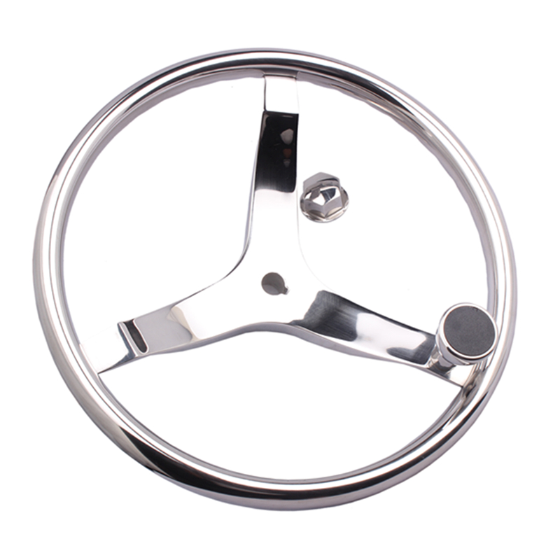 حافة توجيه من الفولاذ المقاوم  - مراجعة Fishing Boat Steering Wheel وسعره