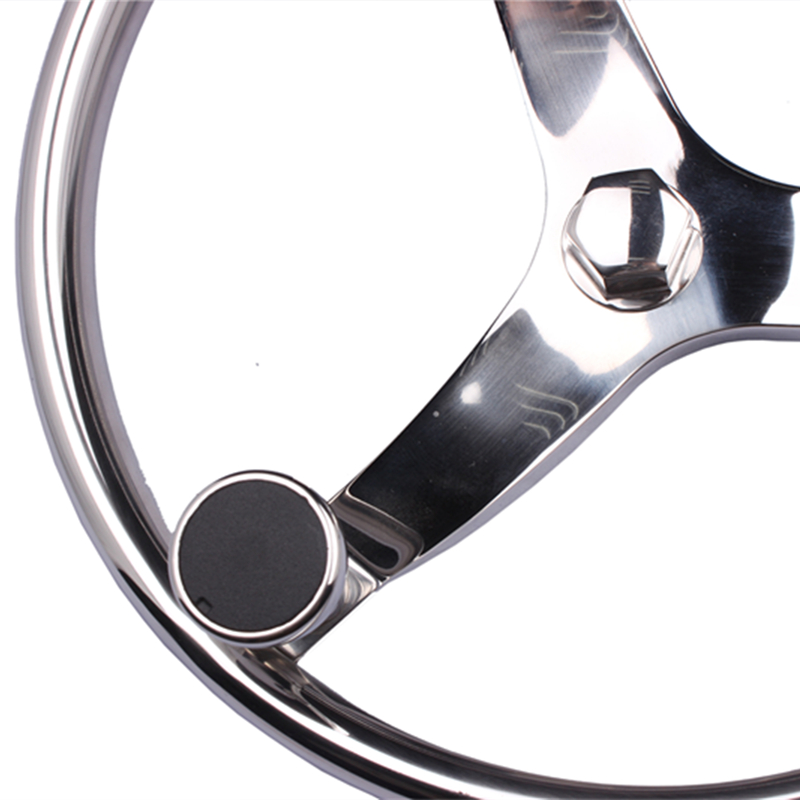 حافة توجيه من الفولاذ المقاوم  - مراجعة Fishing Boat Steering Wheel وسعره